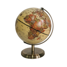 Mini Desktop World Map Globe Antique