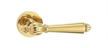 Traditional door handle pack with Curved finish levers