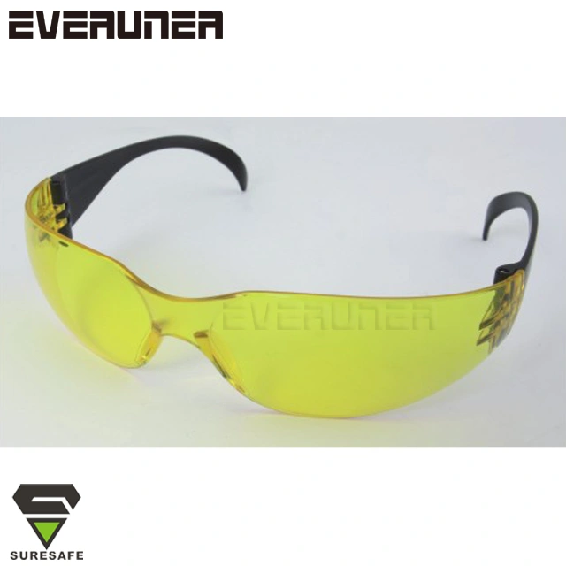 Frameless Unrestricted Vision CE EN166 ANSI Z87.1 Safety Glasses