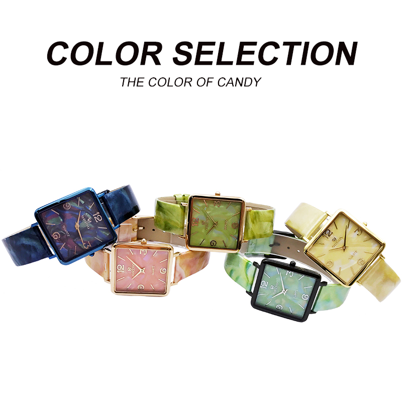 Reloj de cuarzo colorido colorful quartz watch
