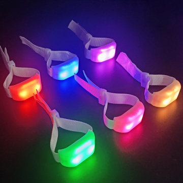 Remote Controlled RGB LED Bracelet - Festival Flashlight for Events and Concerts