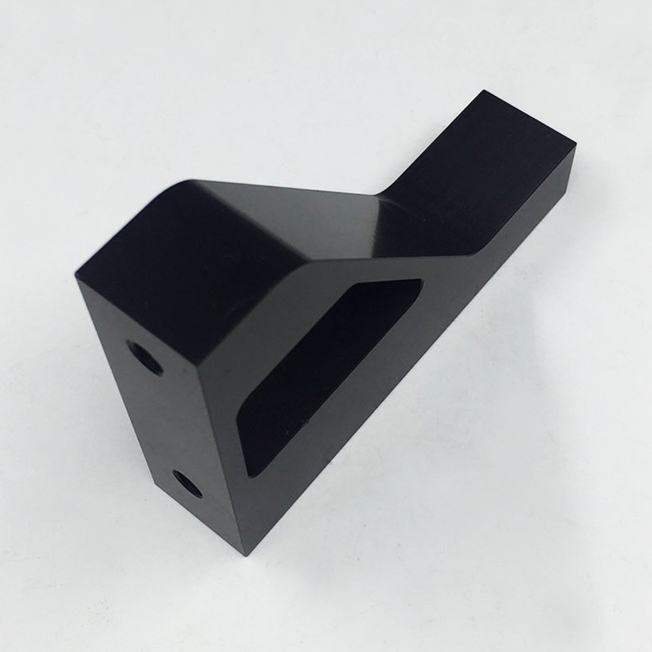 black anodized aluminum alloy