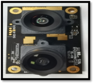 Binocular recognition camera module