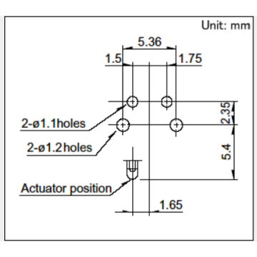 Universal type Detection switch