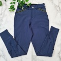 Marinblå andningsbar silikon ridning av leggings för pojkar