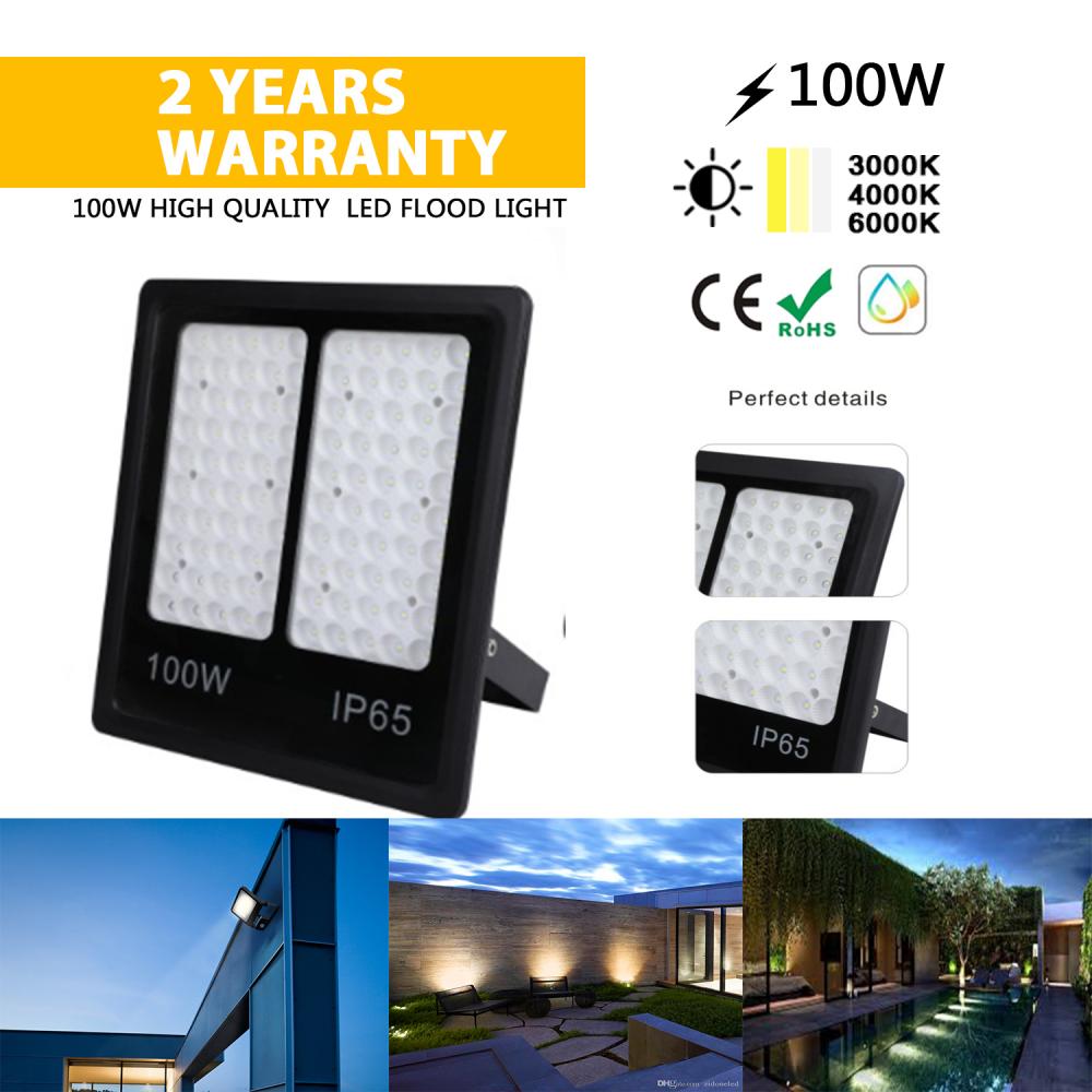 น้ำท่วมไฟ LED กลางแจ้ง 100W ราคาดี