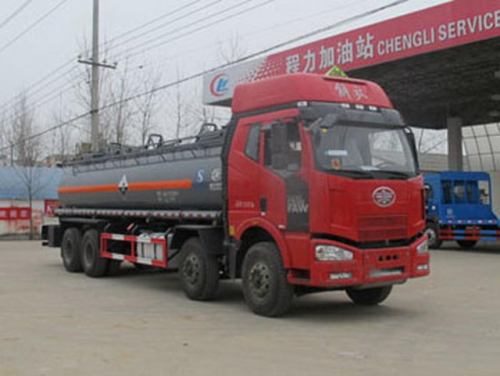 FAW J6 8X4 17Tons Corrosive Liquid Truck
