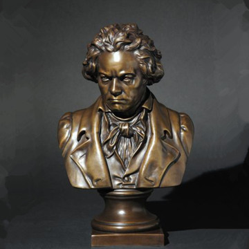 Classic Design Bronze Beethoven Bust Statue
