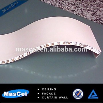 Aluminum honeycomb core sandwich composited panel