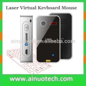 2015 hot sell projection virtual wireless mouse and keyboard bluetooth laser keyboard for iphone and android phone