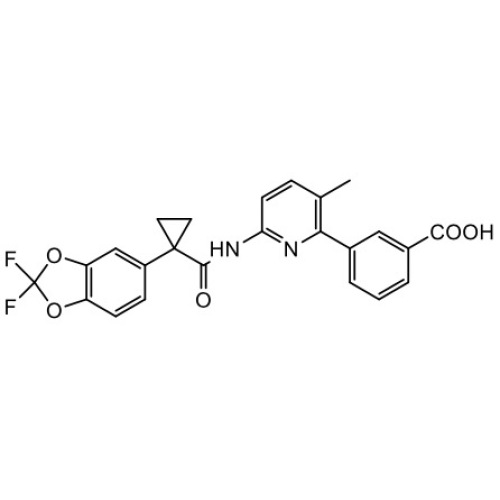 合成薬LUMACAFTOR、高純度VX 809 CAS 936727-05-8