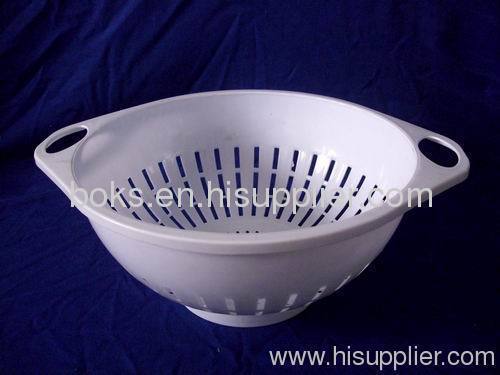 White Plastic Durable Strainer Basket 