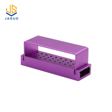 30Holes Dental Autoclavable Burs Holder Sterilizer Burs Box For Dentist Use