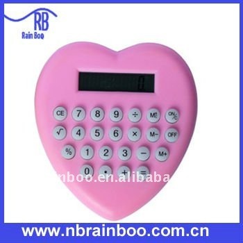 heart shape promotional calculator