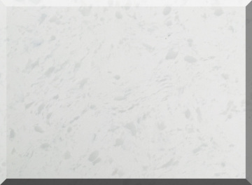 White single color quartz stone