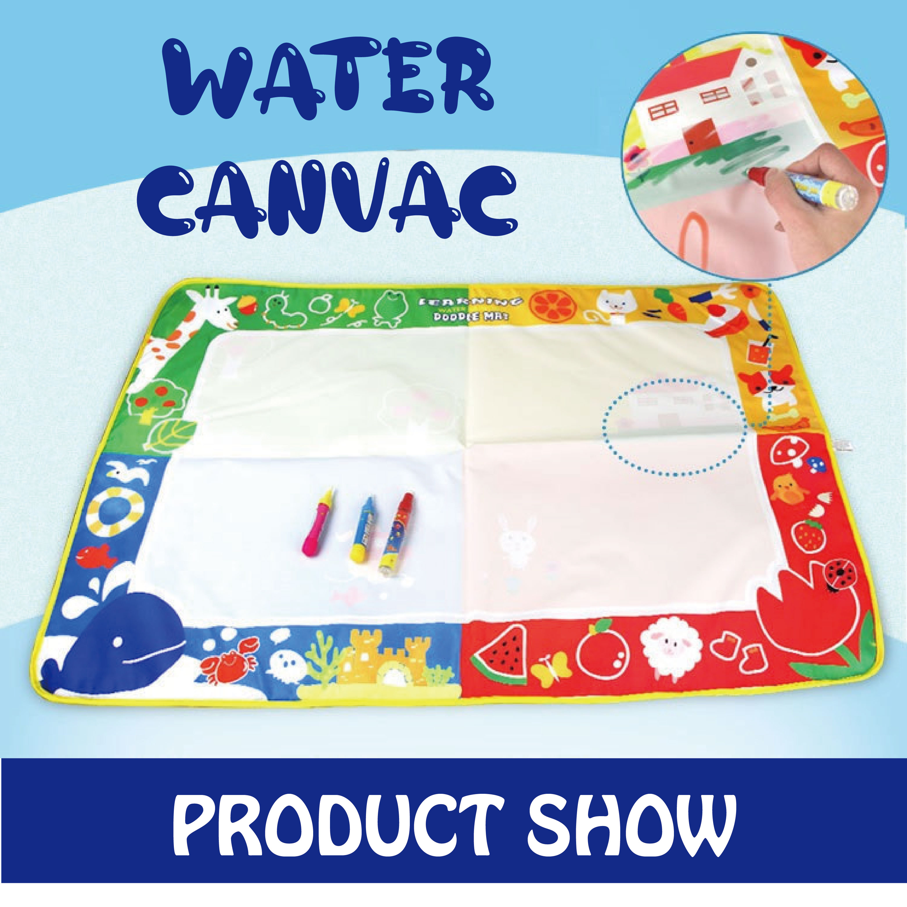 Painting Educational Toys Coloring Kids Playing Painting Toy Magic Large Water Drawing Mat