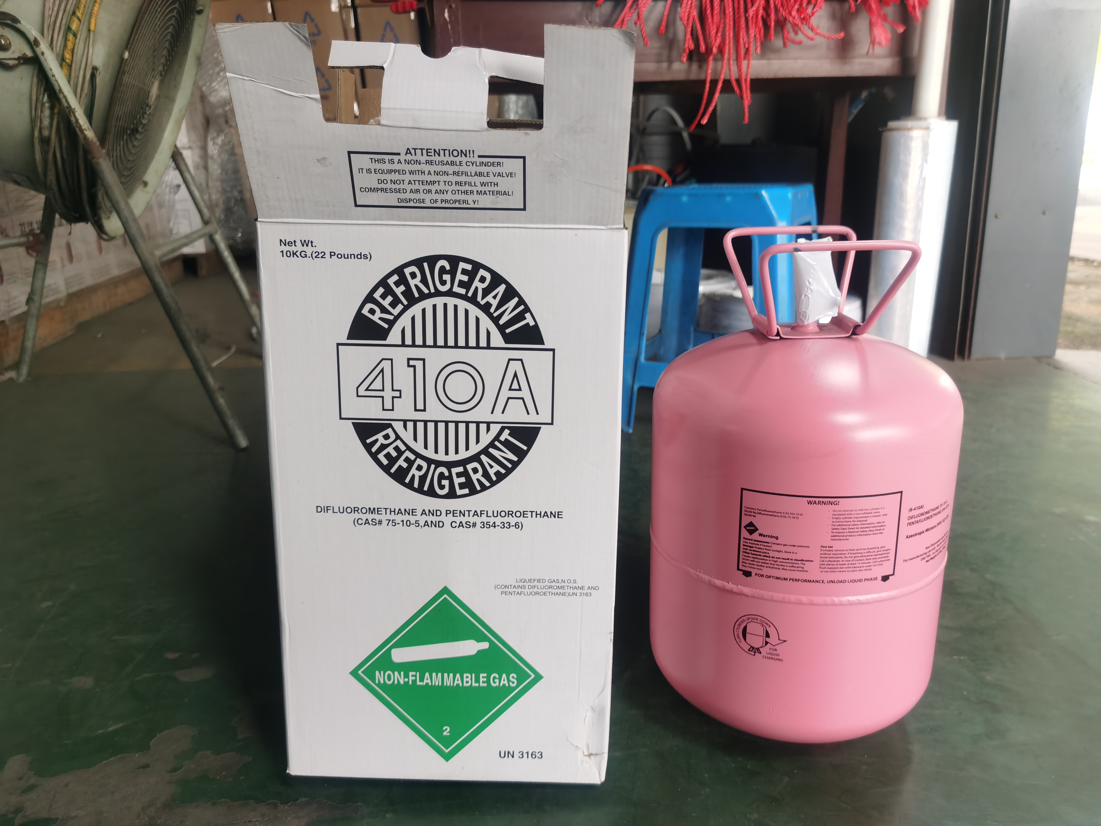 OEM R410a refrigerant gas can for a/c refrigeration system low price in hydrocarbon