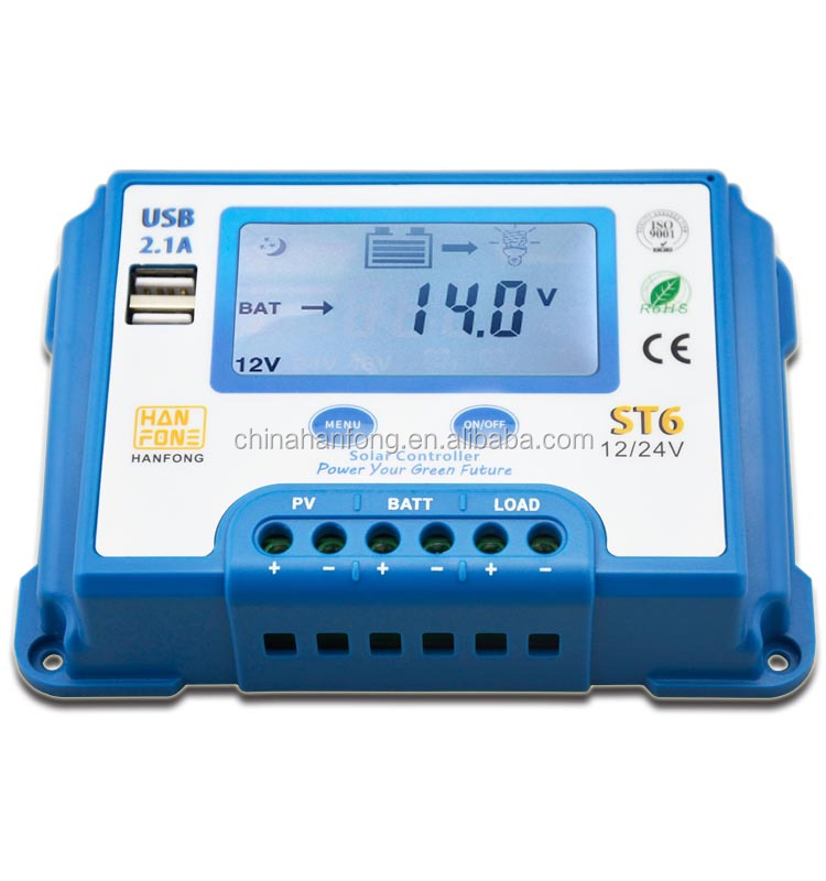 HANFONG/INZZN 10A Waterproof Solar Power Charge Controller PWM