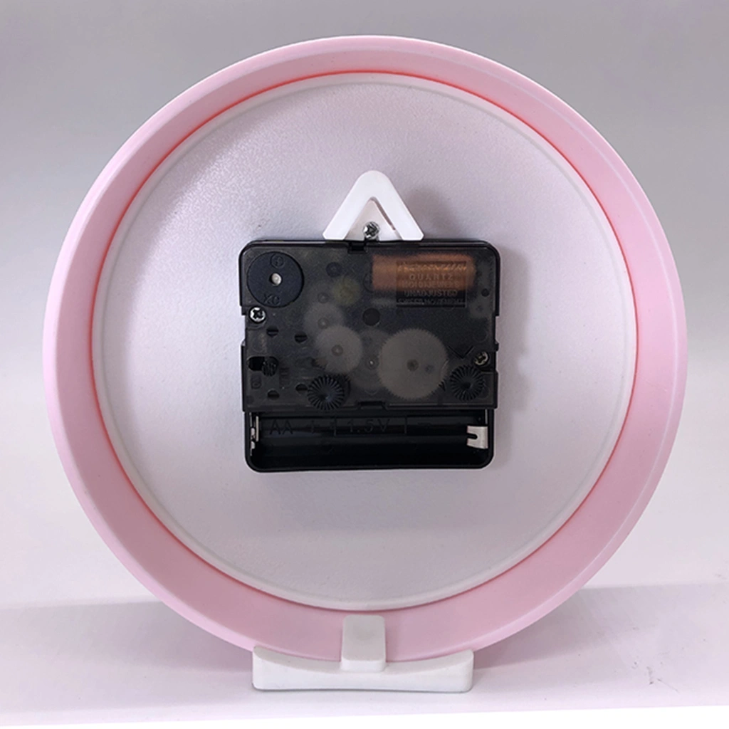 130mm Pink Desk Hanging Alarm Clock