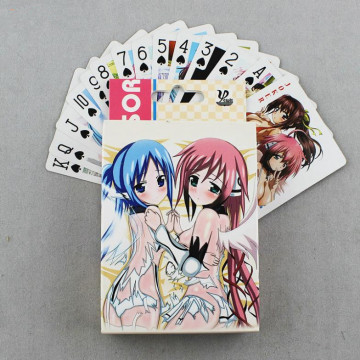 blue core paper playing card