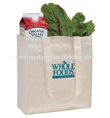 Heavy Duty Totes Everyday Shopper bag with Natural 100% Cotton