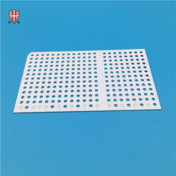 laser cutting 96% alumina ceramic cooling fin substrate