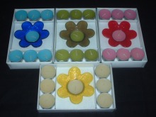Natural Colorful Scented Tea Lights