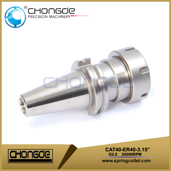 CAT40-ER40-3.15 &quot;حامل أداة آلة Collet Chuck CNC