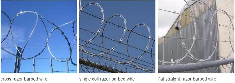 Hot Dipped Galvanized Razor Barbed Wire