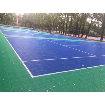 Carrelage de sol pour court de tennis extérieur