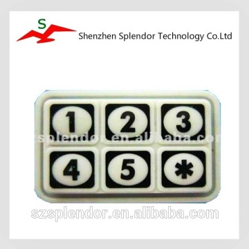 silicone rubber keypad with high quality