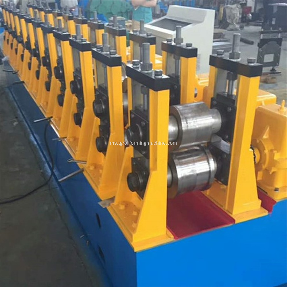 Lif Stiffener Panduan Rail Roll Forming Machine