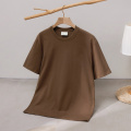 Men's Solid Drop Shoulder T Shirt Rib Knit