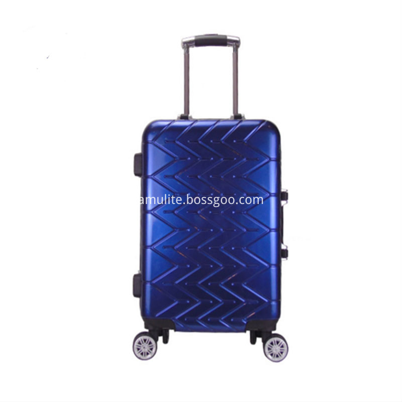 Blue Pvc Luggage