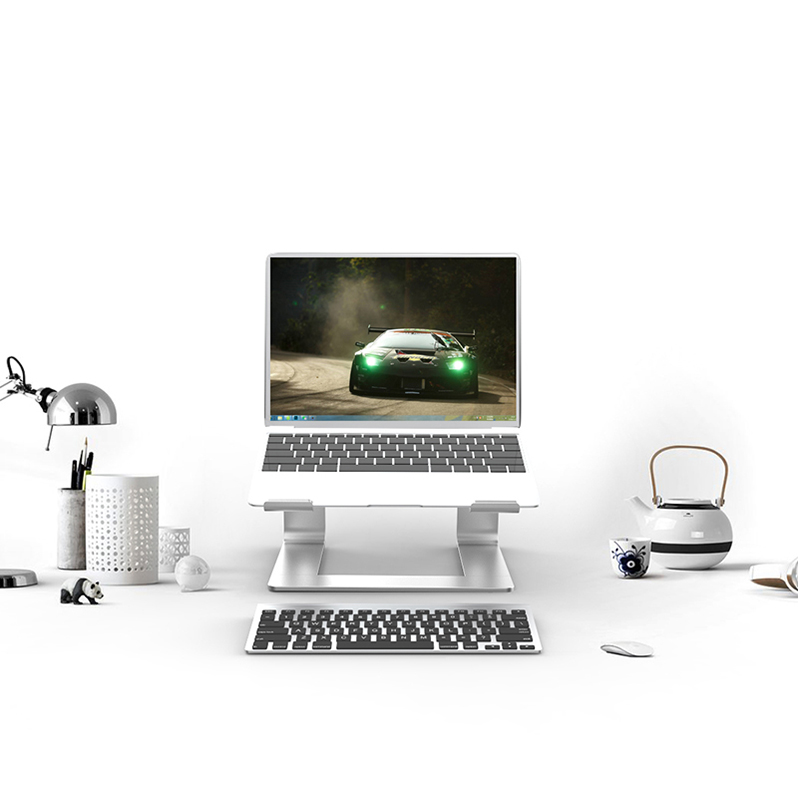 Laptop Stand, Ergonomic Laptop Riser for Desk, Metal