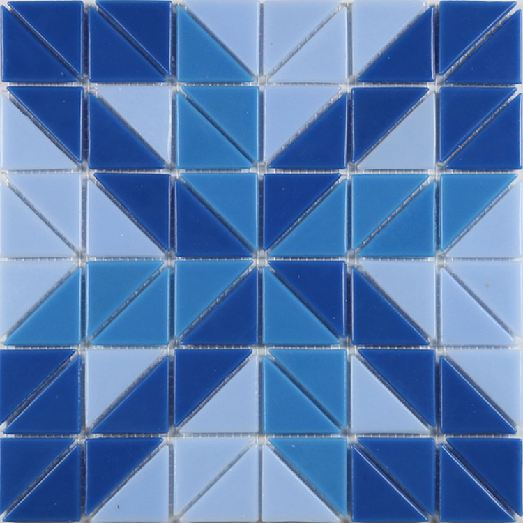 Craft di vetro del triangolo del mosaico di vendita calda di vetro economici