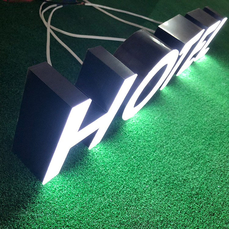 Custom Best Design Rimless LED advertising Company Names Sign Channel Letter