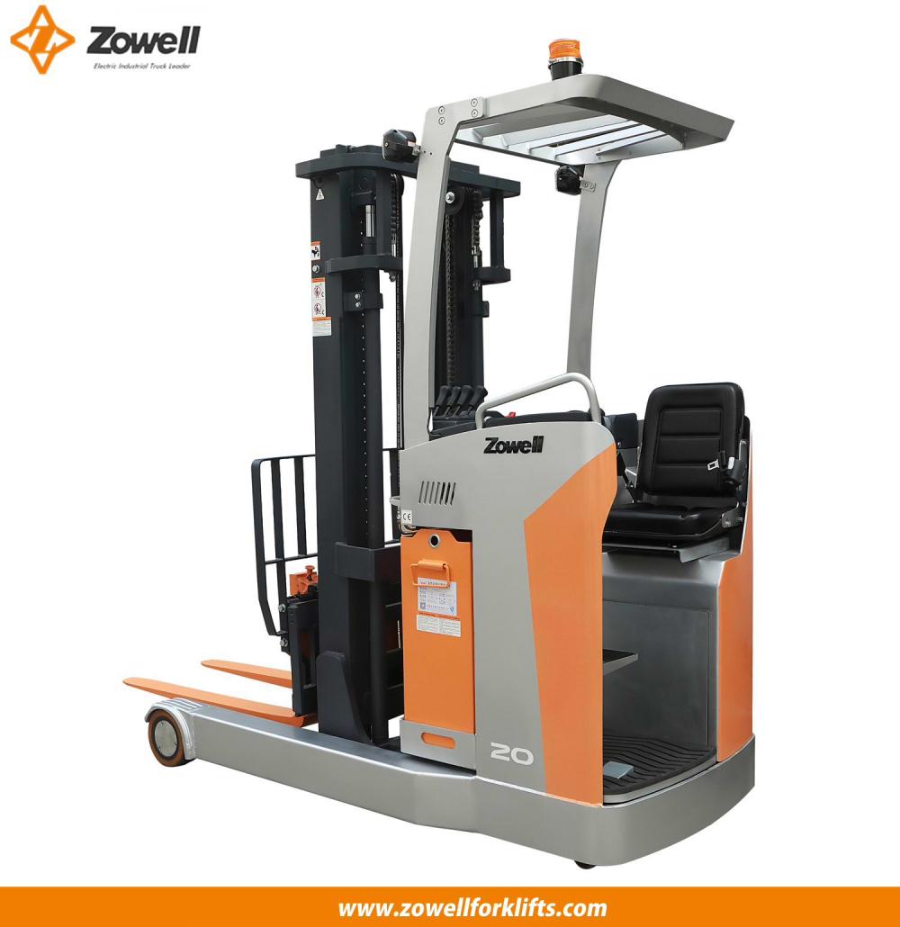 Mini Reach Truck 5.5m Electric Power Steering Forklift