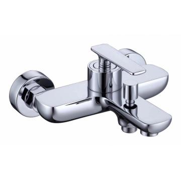 Sanitary ware square pedal brass shower faucet rainfall shower head shower faucet