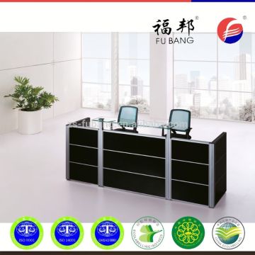 China wholesale office furniture white receptionist desk