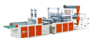 Two-layers Four Lines Automatic vest Bag making Machine