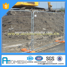prefab galvanized decorative temporary construction fencing