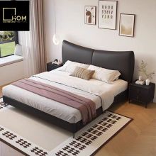Italian Minimalist Leather Beds - Double & Single Sizes