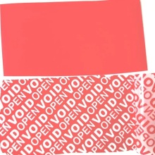 Red Total Transfer Tamper Evident Printing Material