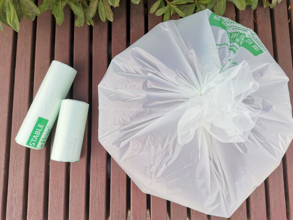 أكياس البلاستيك الصديقة للبيئة السماد على لفة