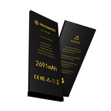 roomoo battery 2691mah low price mobile phone battery for iphone 8 plus