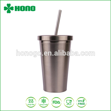 450ml wholesale stainless steel starbucks straw coffee tumbler