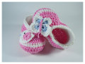 Crochet bayi Kasut Kasut Ballet Flats bayi adat