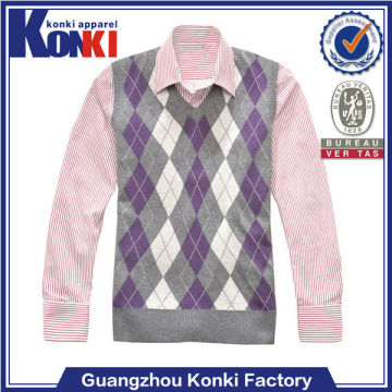 high quality knitted man sweater