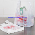 Distributors Company Plastic Food Bag Supermarket Plastic Bag Printed Vest Handles LDPE/HDPE Shopping Plastic Bags with Own Logo